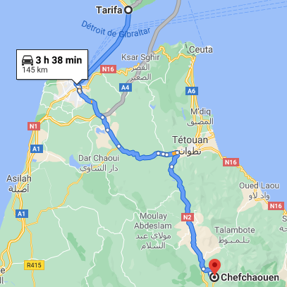 Ferry + Traslado a Chefchaouen desde Tarifa
