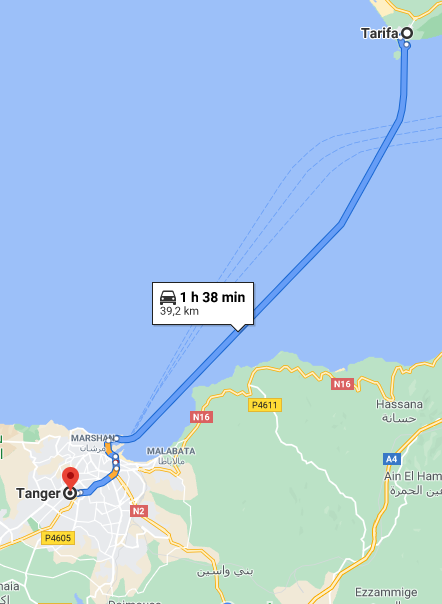 Ferry + Traslado a Tánger desde Tarifa